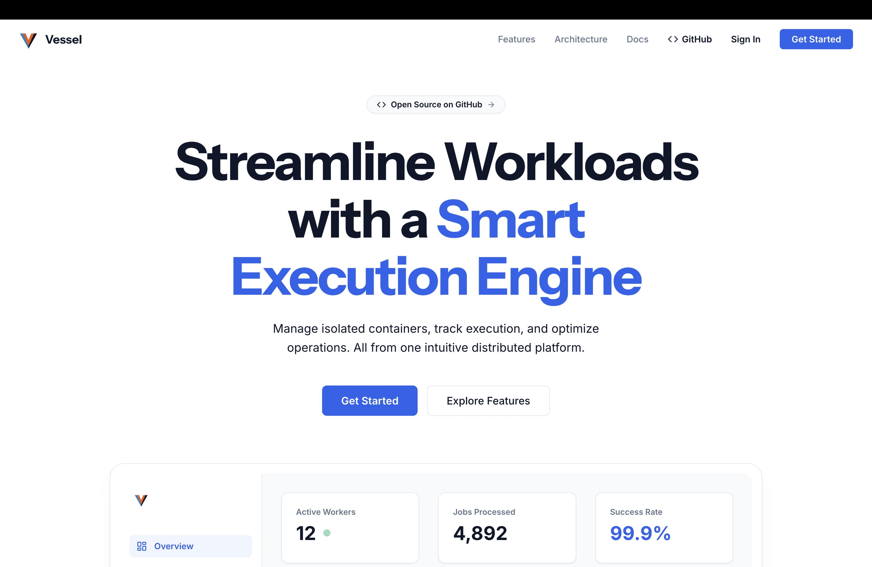 Vessel - Distributed Workload Orchestration